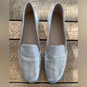 Slip on leather loafer